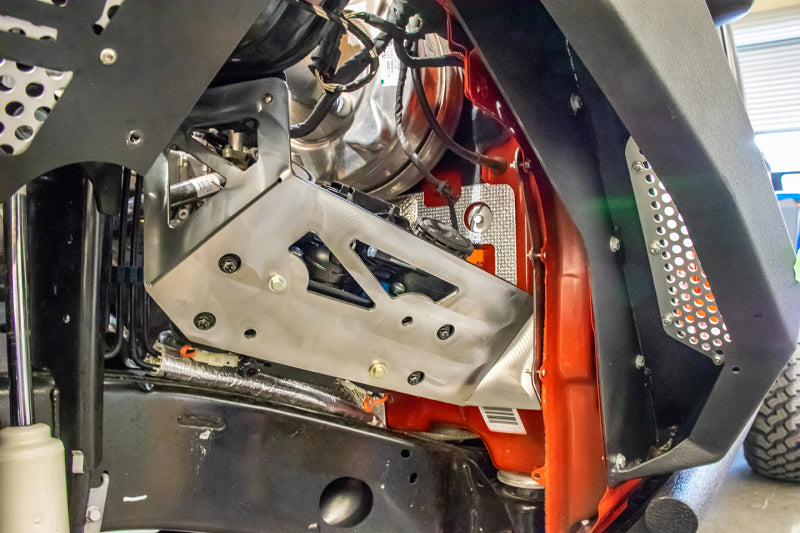 DV8 Offroad 2018+ Jeep JL / JT Engine Bay Compressor Mount - #CMJL-01