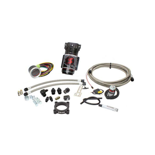 Snow Performance SNO-2135-BRD-T for 13-18 Ford Focus ST Stage 2 Boost Cooler Water Inj Kit (SS Braided Line/4AN) w/o Tank