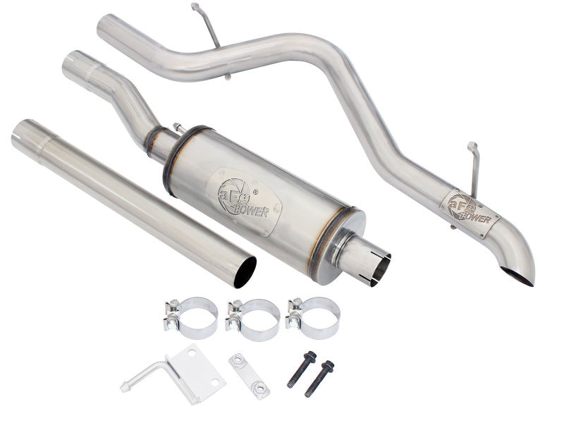 aFe MACHForce XP 2.5in SS-409 Cat-Back Exhaust 07-16 Jeep Wrangler (JK) V6-3.6L/3.8L (2-4 Door) - #49-48055