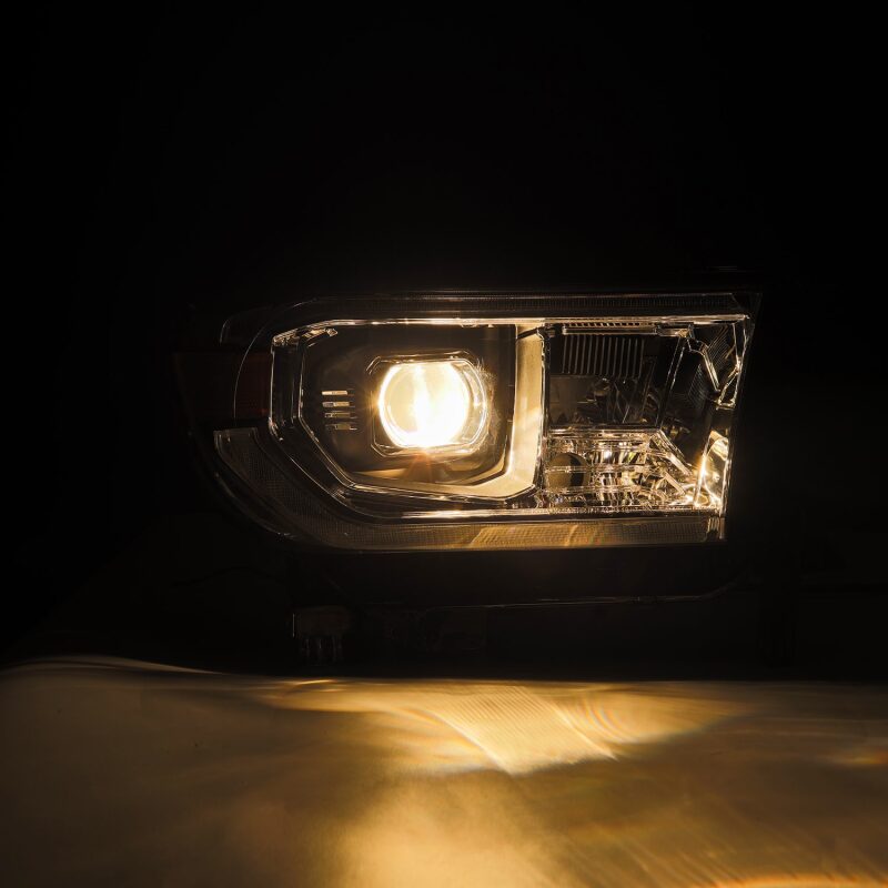 AlphaRex 880824 07-13 Toyota Tundra / 08-17 Sequoia LUXX LED Projector Headlights Chrome w/Activation Light / Sequential Signal + DRL