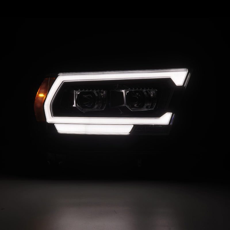 AlphaRex 880576 19-22 Dodge Ram 1500 LUXX LED Projector Headlights Black with Sequential Activation Light/Sequential Signal/DRL