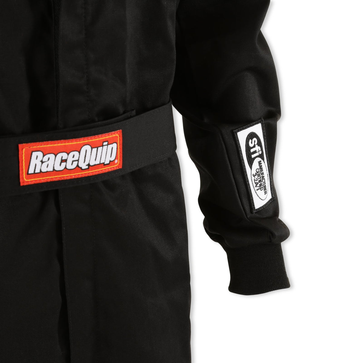 RaceQuip 110006 Black SFI-1 1-Layer Suit - XL