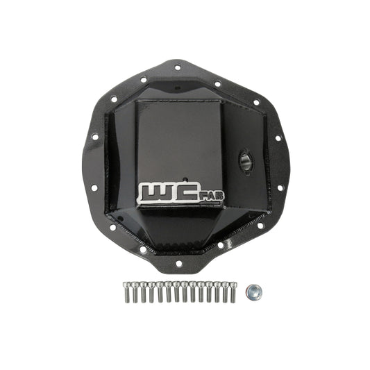 Wehrli Custom Fabrication WCF100113-GB 11.5in AAM Rear Differential Cover Gloss Black for Chevrolet / GMC Duramax and Dodge / Ram Cummins