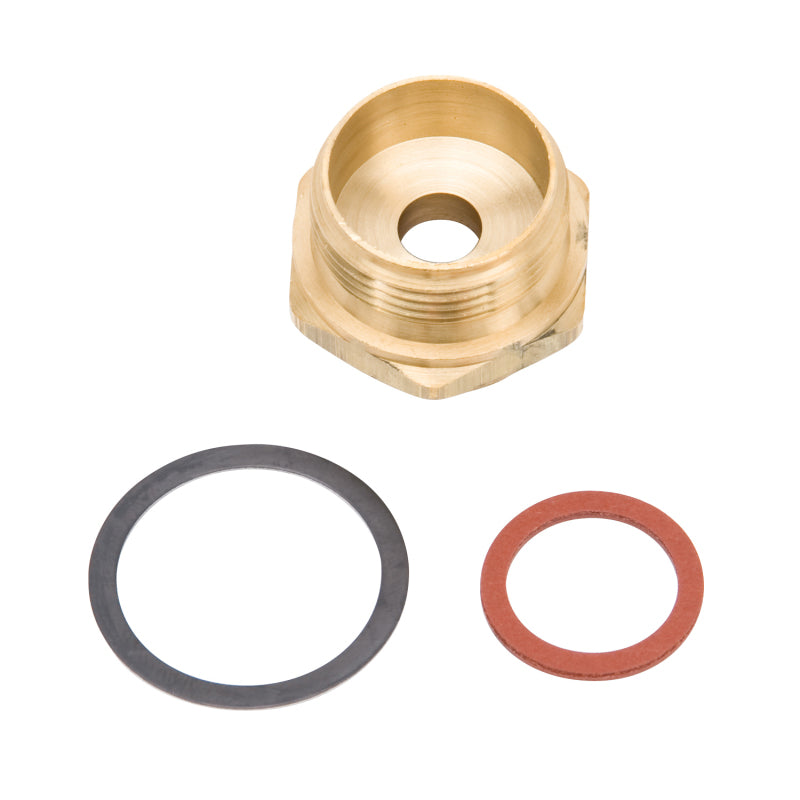 Edelbrock 12415 Fuel Bowl Inverted Flare Fitting Straight Male 7/8 in-20 with Inverted 5/8 in-18