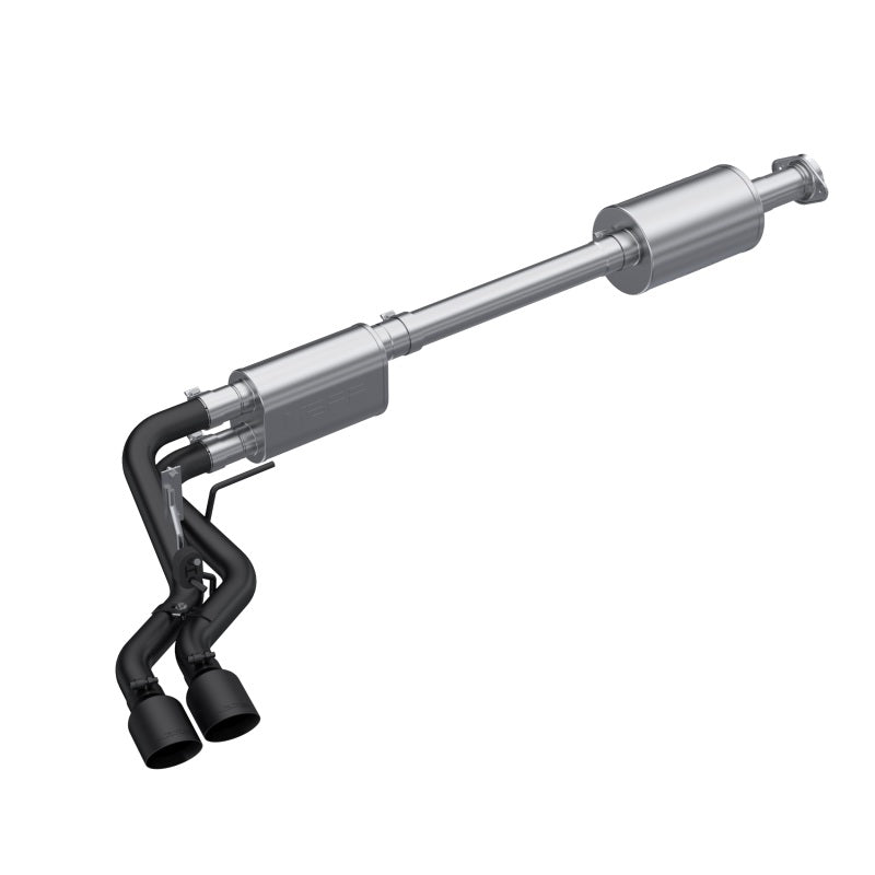 MBRP S5219BLK Cat-Back Exhaust System - 2021-2026 Ford F-150 2.7L/3.5L EcoBoost / 5.0L
