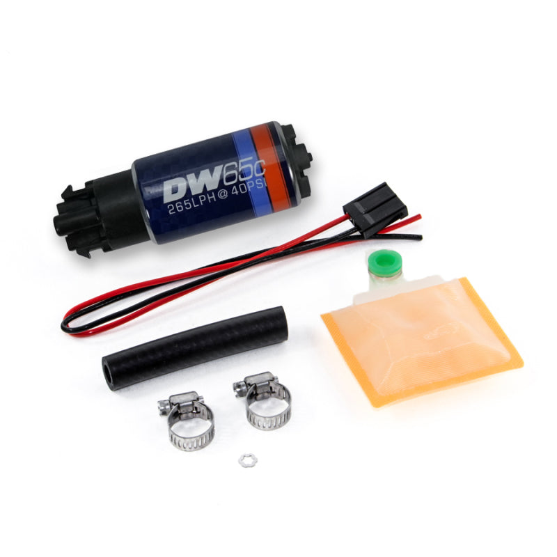 DeatschWerks 265 LPH Compact In-Tank Fuel Pump w/ Clips & Universal Install Kit