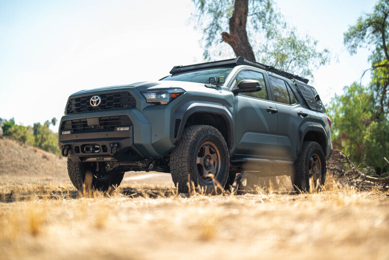 DV8 Offroad 2025 Toyota 4Runner Front Bumper w/ Centric Winch - #FBTF3-03