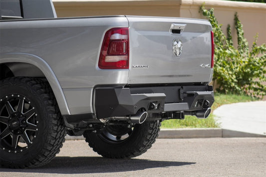 Addictive Desert Designs for 2019 Ram 1500 Hammer Stealth Fighter Rear Bumper w/ 6 Sensor Cutouts