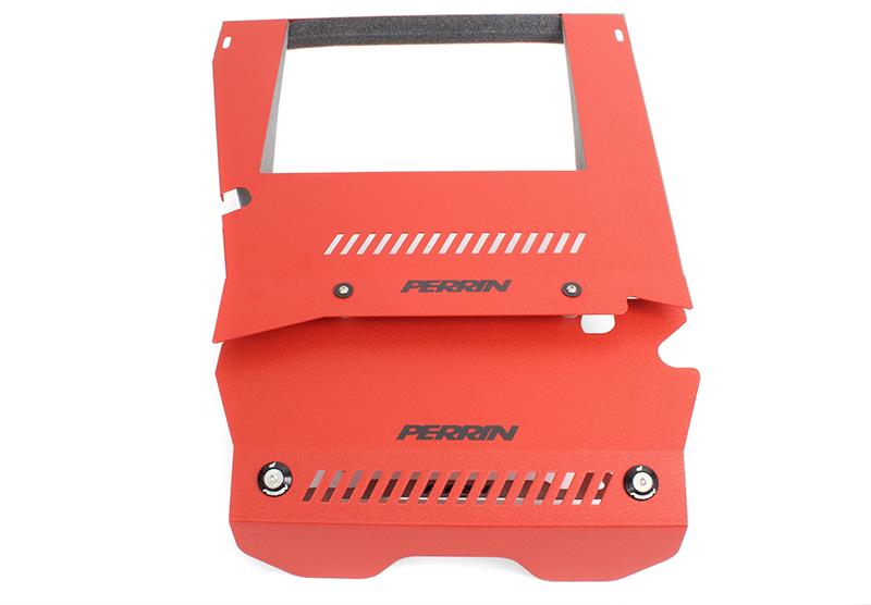 PERRIN 15-21 Subaru WRX Engine Cover Kit (Intercooler & Pulley Covers Incl.) - Red