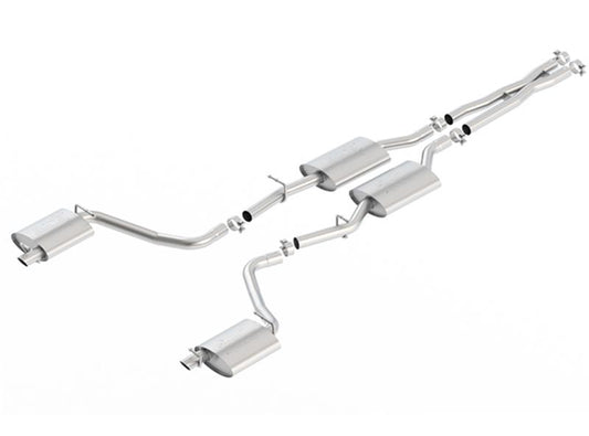 Borla 140650 2015 Dodge Challenger 3.6L V6 ATAK Catback Exhaust No Tips Factory Valance - #140650