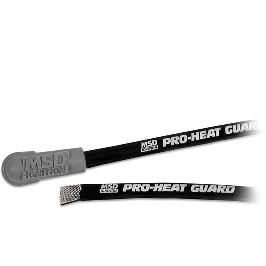 MSD 3411 Pro-Heat Guard, Hi-Temp Silicone Sleeve, 25'