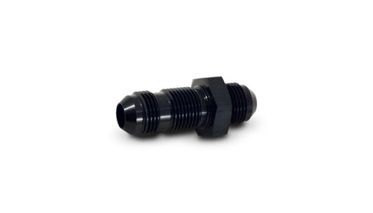 Vibrant -3AN Flare Straight Bulkhead Adapter Fitting - Aluminum