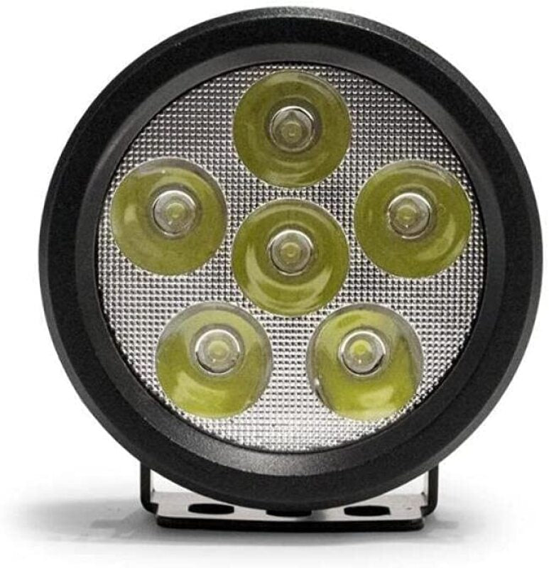 DV8 Offroad 3.5in Round 16W Driving Light Spot 3W LED - Black - #R3.5E16W3W