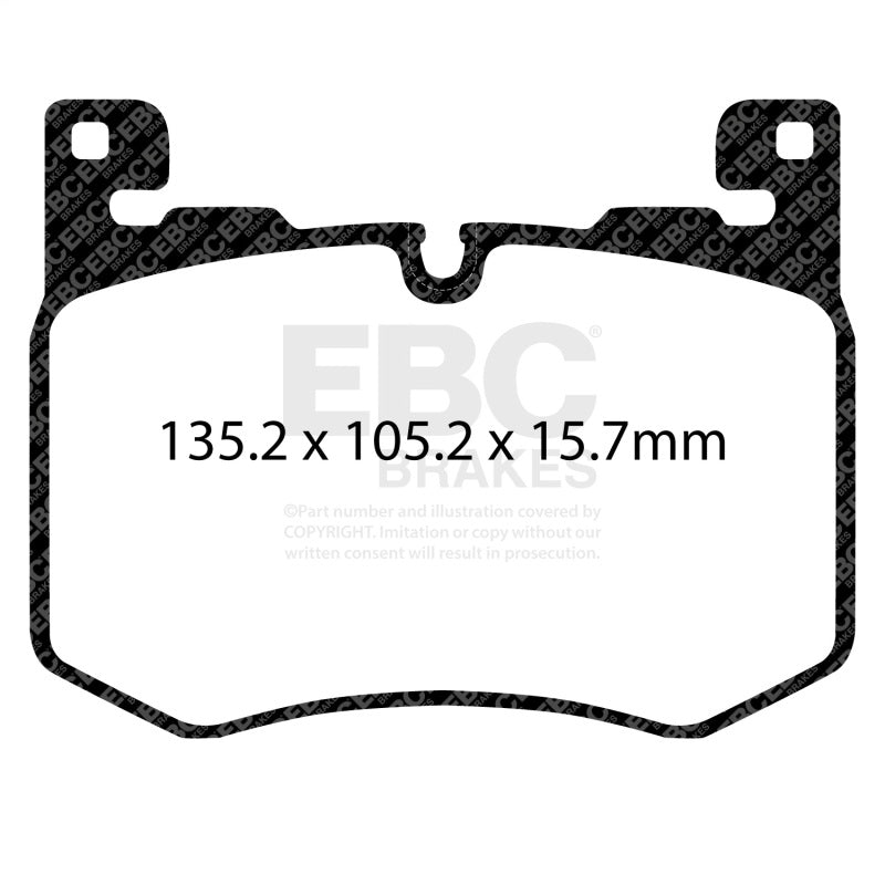 EBC 2019-2024 Jaguar F-Pace 5.0 Supercharged Bluestuff Front Brake Pads DP52412NDX