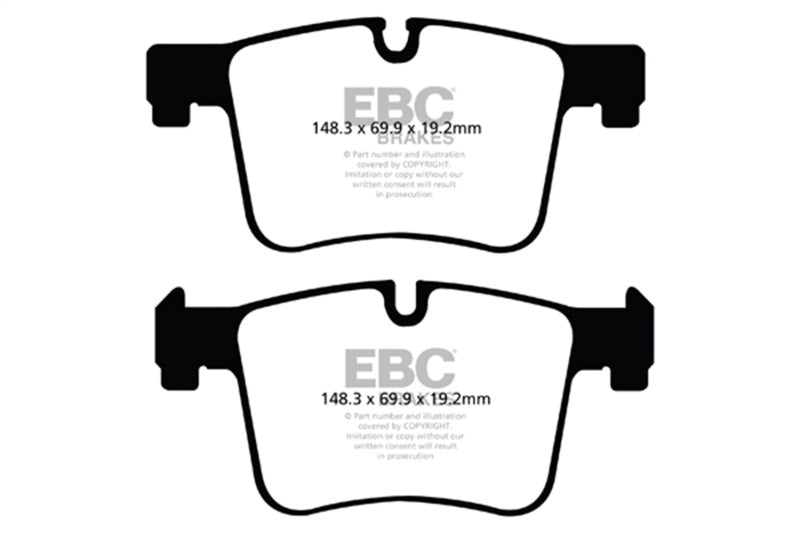 EBC 11+ BMW X3 2.0 Turbo (F25) Ultimax2 Front Brake Pads UD1561
