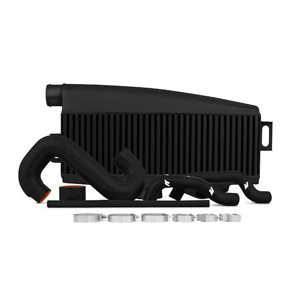 Mishimoto Subaru 02-07 WRX/04-07 STi Top-Mount Intercooler Kit - Powder Coated Black & Black Hoses - #MMTMIC-WRX-01BKBK