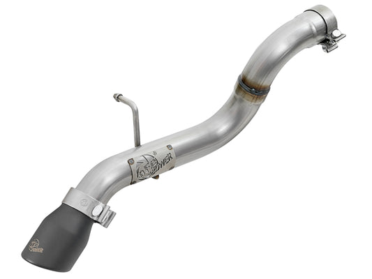 aFe MACH Force-Xp Axle-Back Exhaust System w/Black Tip 18-20 Jeep Wrangler L4-2.0T / V6-3.6L - #49-48070-1B