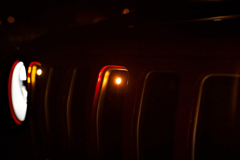 DV8 Offroad 2018+ Jeep JL Grill Amber Marker Lights - #GRJL-02