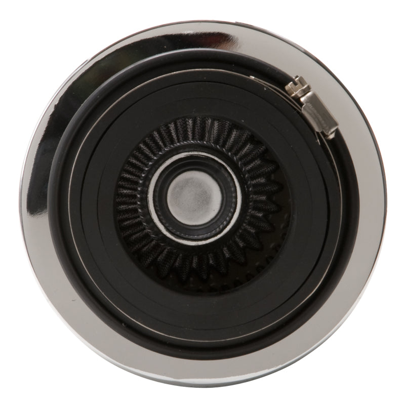 Edelbrock 43640 Air Filter Pro-Flo Series Conical 6.7 in Tall Black/Chrome