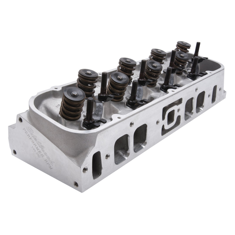 Edelbrock 60435 Cylinder Head BBC Performer RPM Oval Port 100cc Complete Single with Springs