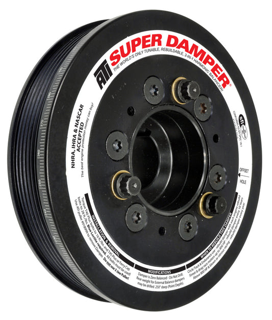 ATI Performance Products 918562 Super Damper Harmonic Balancer 6.78 in Aluminum 6 Groove 15% Overdrive for 1994-1998 Toyota Supra Turbo (2JZ-GTE)