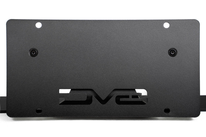 DV8 Offroad 2021 Ford Bronco Capable Bumper Slanted Front License Plate Mount - #LPBR-05