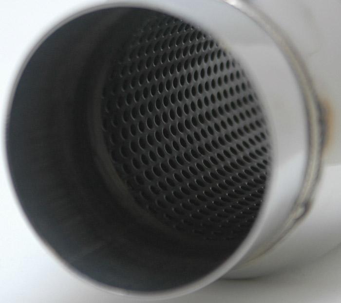 Vibrant SS Resonator (Standard Design) 2.5in inlet/outlet x 18in long