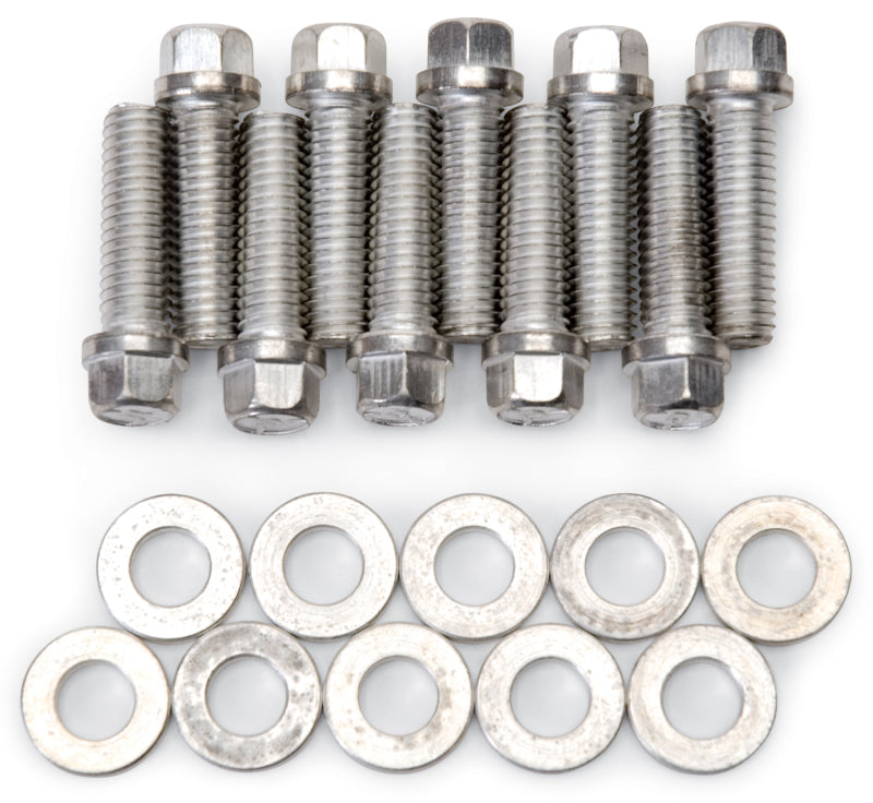 Edelbrock 8559 Plated Intake Bolt Kit for 2156