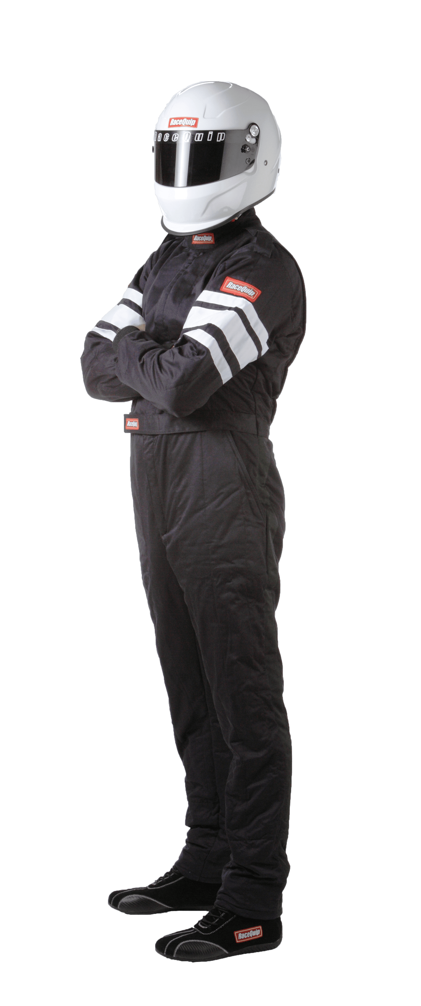 RaceQuip 120003 Black SFI-5 Suit - Medium