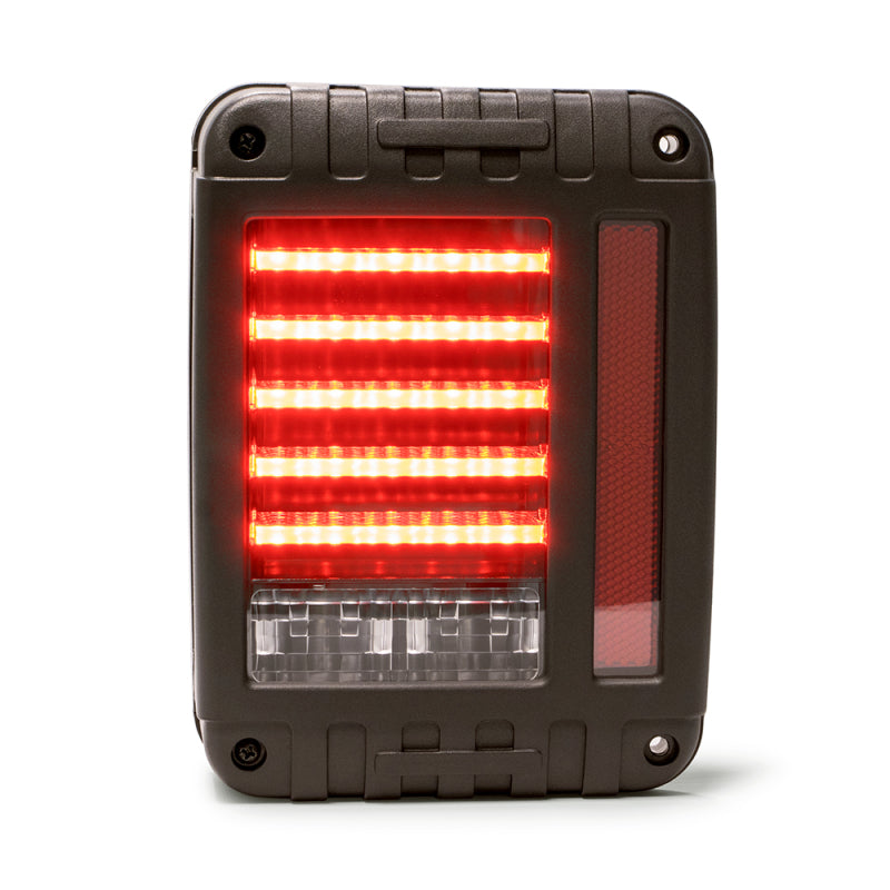 DV8 Offroad 07-18 Jeep Wrangler JK Horizontal LED Tail Light - #TLJK-01