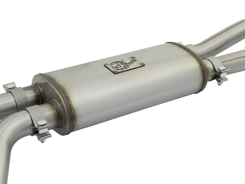 aFe POWER Rebel Series 2-1/2in 409 SS Cat Back Exhaust w/ Black Tips 16-17 Nissan Titan V8 5.6L - #49-46126-B