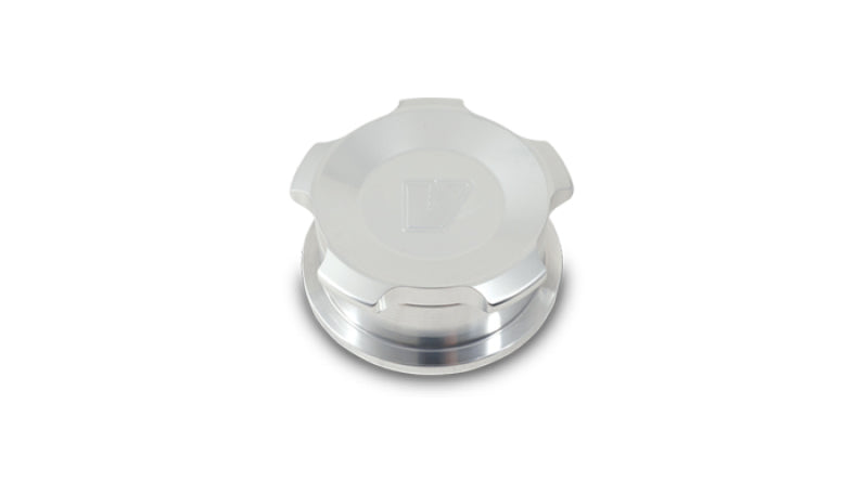 Vibrant 2.75in OD Aluminum Weld Bungs w/Polished Aluminum Threaded Cap