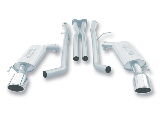 Borla 140165 05-06 Pontiac GTO Coupe 2dr 6.0L 8cyl AT/MT 4spd/6spd RWD SS Catback Exhaust w/ inXin Pipe - #140165