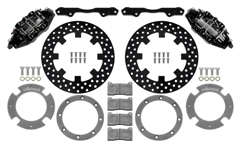 Wilwood 2024 Can Am Maverick Front Race Brake Kit 11.60in - Anodized - #140-18028