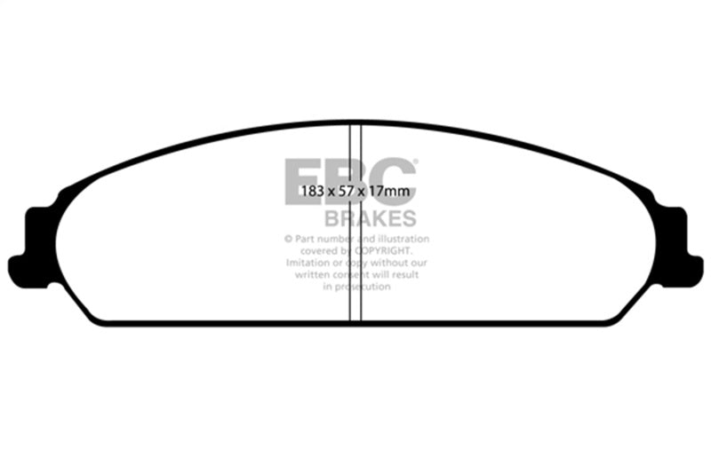 EBC 13-14 Chrysler 200 3.6 Ultimax2 Front Brake Pads UD1058