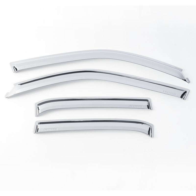 Putco for 2019-2020 Chevrolet Silverado / GMC Sierra 1500 - Crew Cab (Set of 4) Element Chrome Window Visors