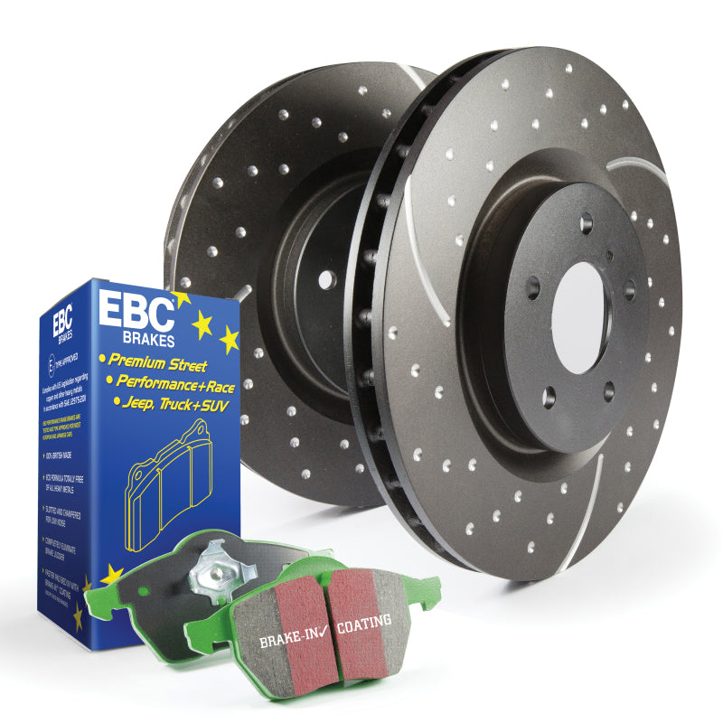 EBC S3 Front Brake Kit Greenstuff Elite Pads GD Sport Rotors S3KF1332