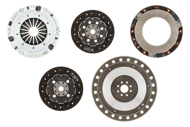 Exedy for 1996-10 Mustang 4.6L Organic 10 Teeth 8 Bolt Twin Disc Clutch