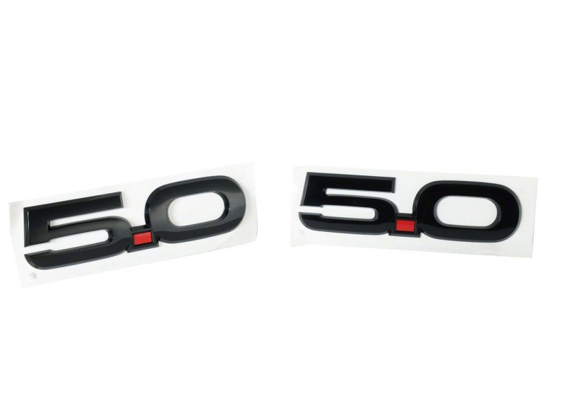 Ford Racing for 2015-2017 Ford Mustang 5.0L Fender Emblem Black