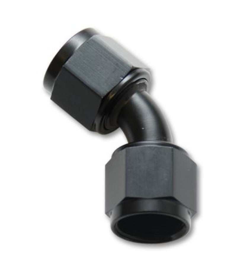 Vibrant -20AN X -20AN Female Flare Swivel 45 Deg Fitting (AN To AN) -Anodized