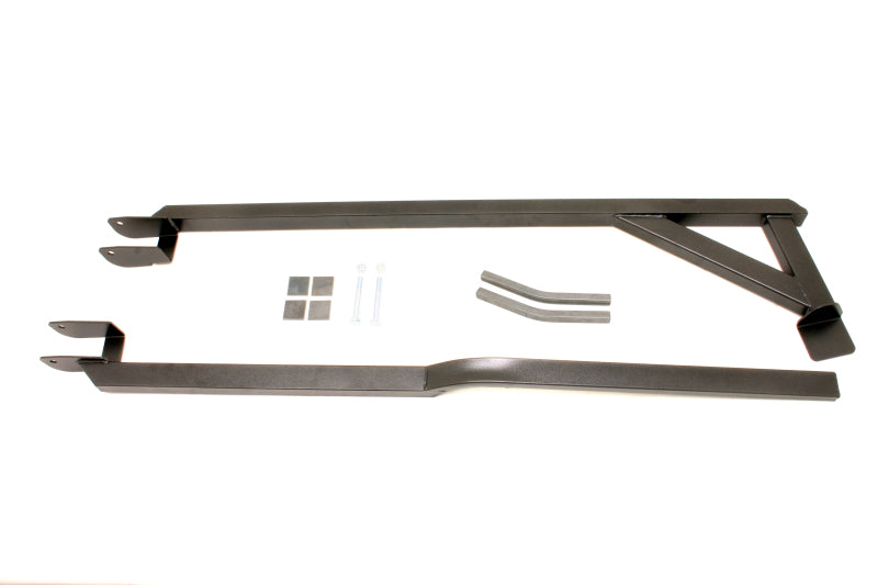 BMR 1982-1982 3rd Gen F-Body Weld-On Boxed Subframe Connector (Outside Frame Exhaust) - Black Hammertone