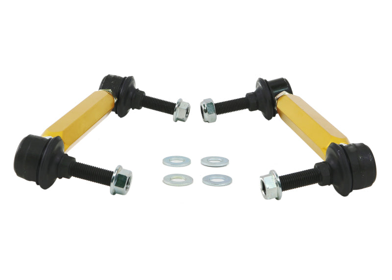 Whiteline KLC140-255 Universal Sway Bar Link Kit Heavy Duty Adjustable 10mm Ball/Ball Style