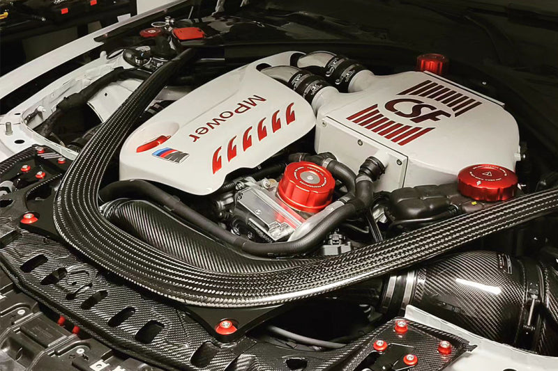 CSF 8082R Charge-Air-Cooler - Raw Finish for 2014+ BMW M3/M4 (F8X) Top Mount