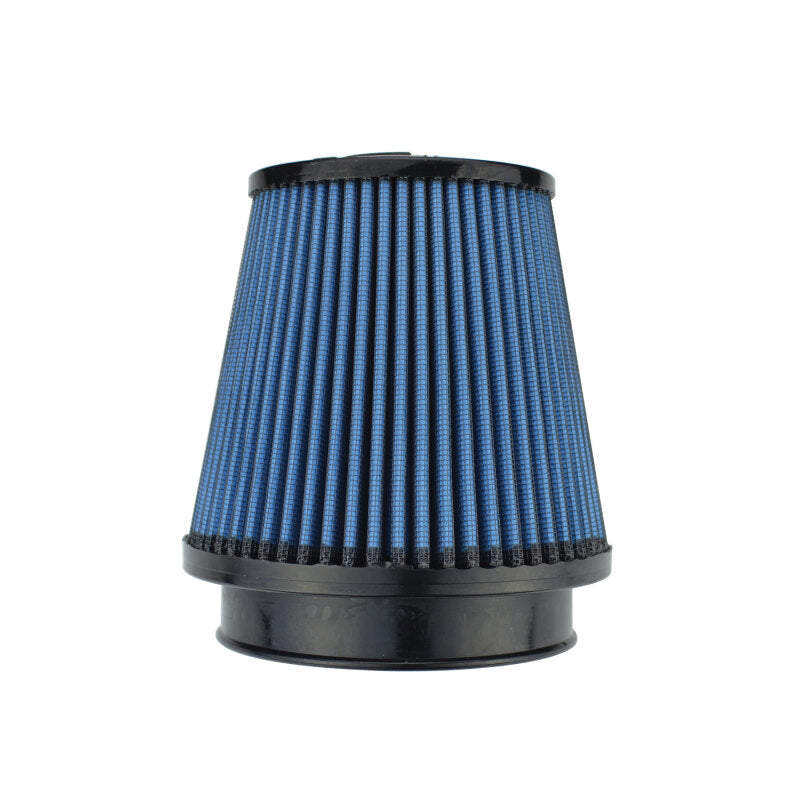 Injen NanoWeb Dry Air Filter 4in Flange ID / 5.5in Base / 5.4in Height / 4in Top - #X-1128-BB