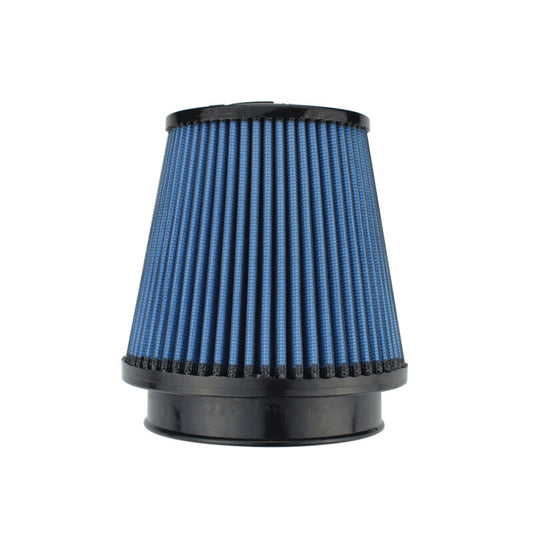 Injen NanoWeb Dry Air Filter 4in Flange ID / 5.5in Base / 5.4in Height / 4in Top - #X-1128-BB