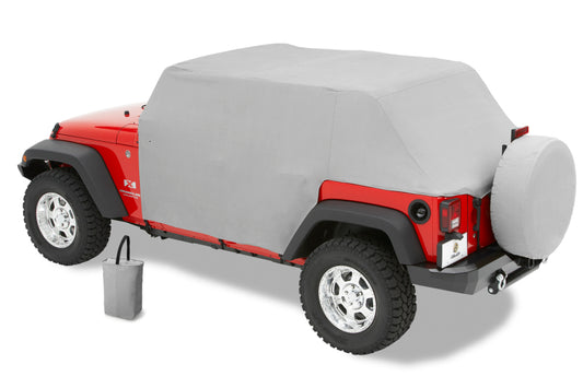 Bestop 07-18 Jeep Wrangler JK 2-Door All Weather Trail Cover (Charcoal / Gray)