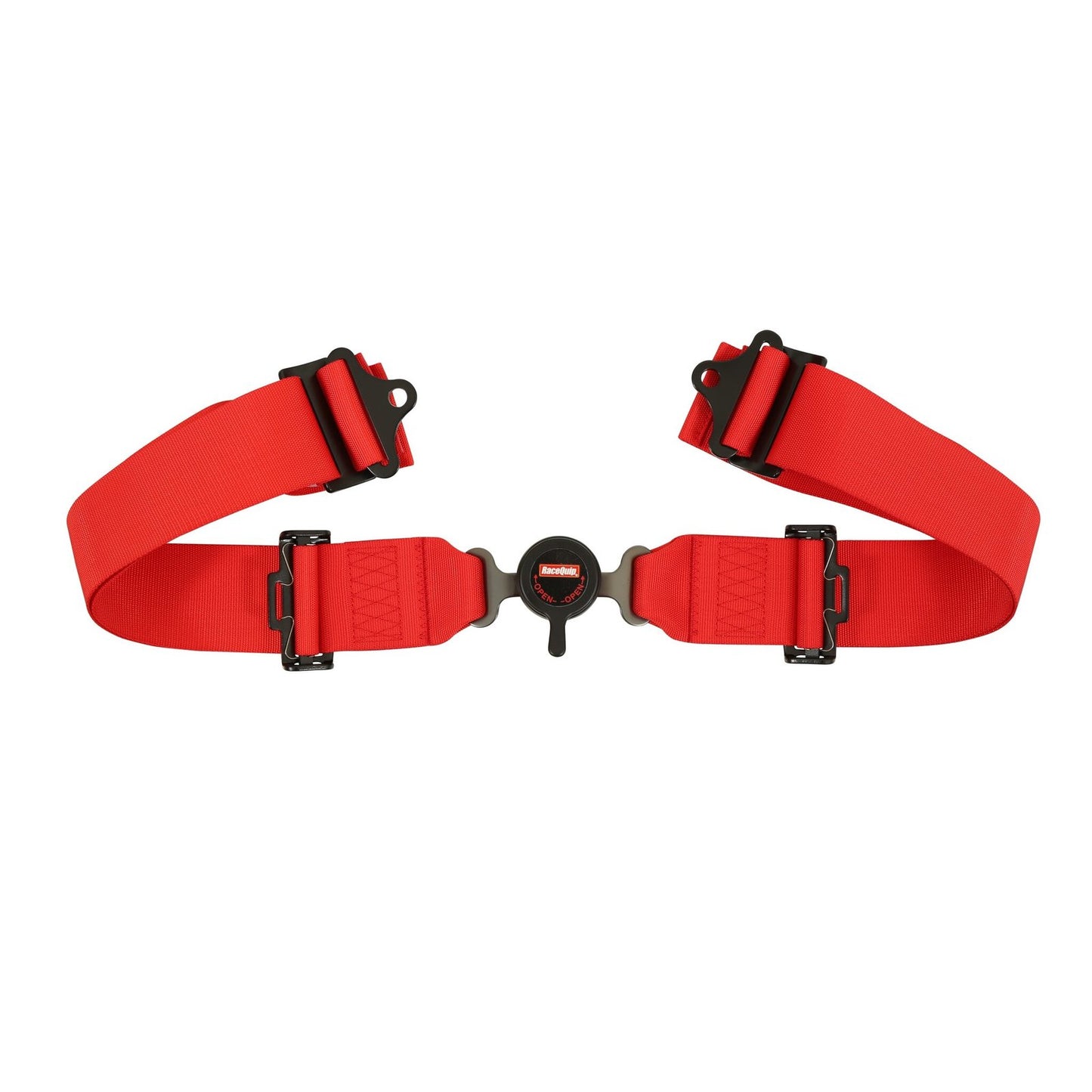 RaceQuip 741011 Red SFI Camlock 5-Point Pull-Down Lap Seat Belt