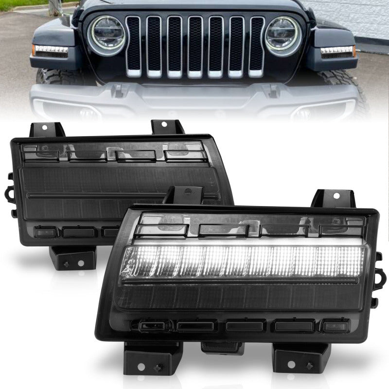 ANZO 2018-2026 Jeep Wrangler Side Markers
