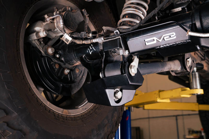 DV8 Offroad 2021-2022 Ford Bronco Rear Shock Guard Skid Plates - #SPBR-04