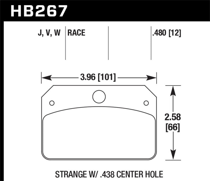 Hawk Performance HB267W.480 DTC-30 Motorsport Brake Pads